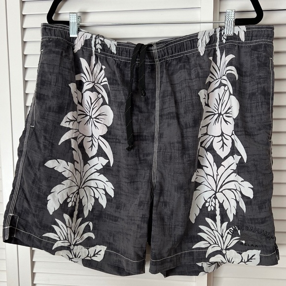 Tommy Bahama Relax swim shorts bathing suit trunks lined floral tropical Size XL - Picture 1 of 14